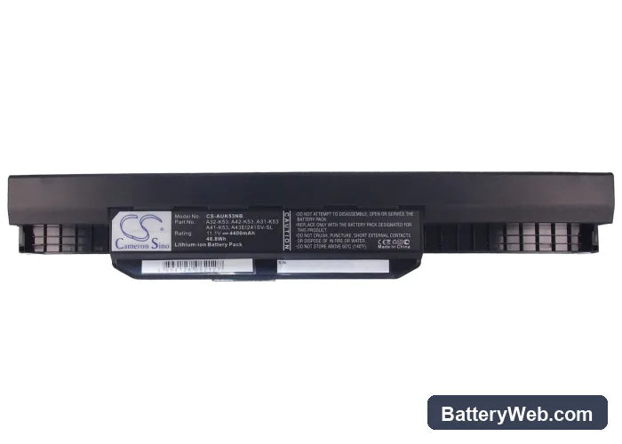 Asus A53B Replacement Battery, 11.1V, 4400mAh, Li-ion 5