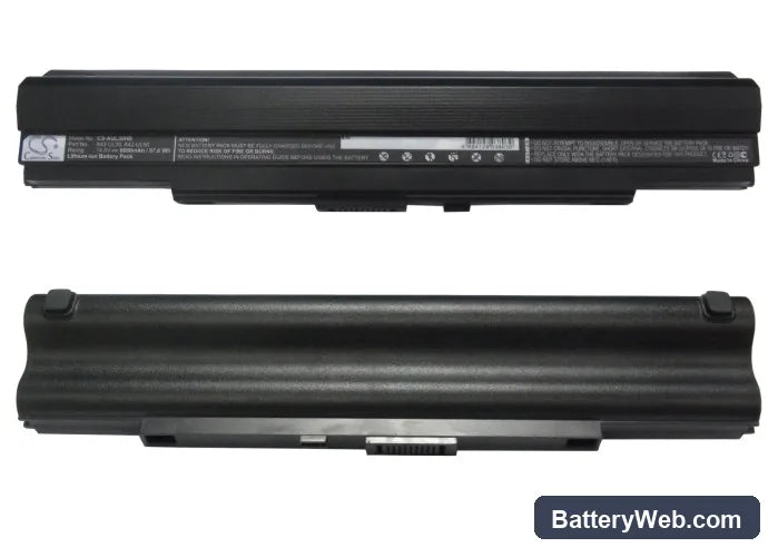Asus UL30Vt Replacement Battery, 14.8V, 6600mAh, Li-ion 5