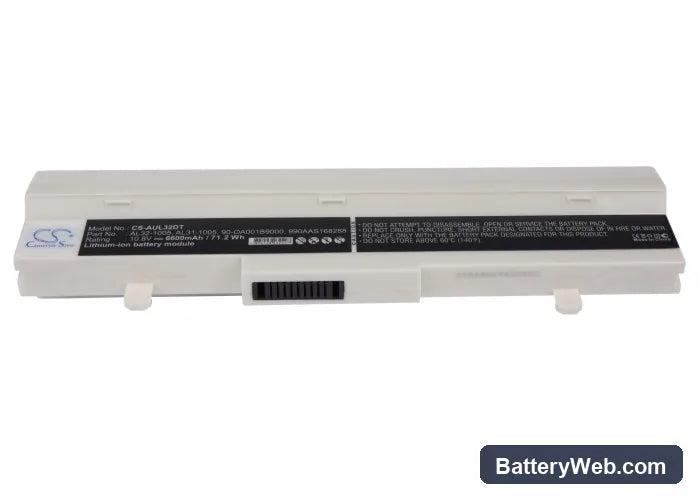 Asus Eee PC 1005HA Replacement Battery, 10.8V, 6600mAh, Li-ion 5