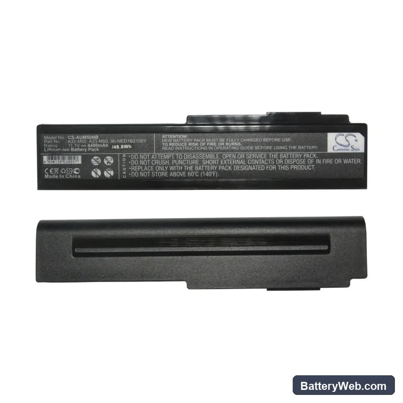 Asus M50 Replacement Battery, 11.1V, 4400mAh, Li-ion 5