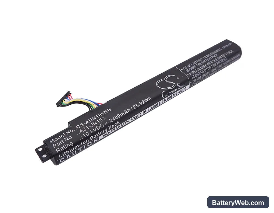 Asus JN101 Replacement Battery, 10.8V, 2400mAh, Li-ion 1