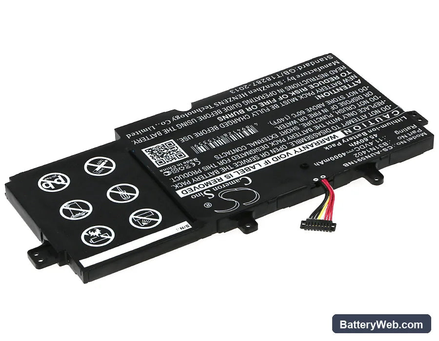 Asus N591LB Replacement Battery, 11.4V, 4000mAh, Li-ion 2