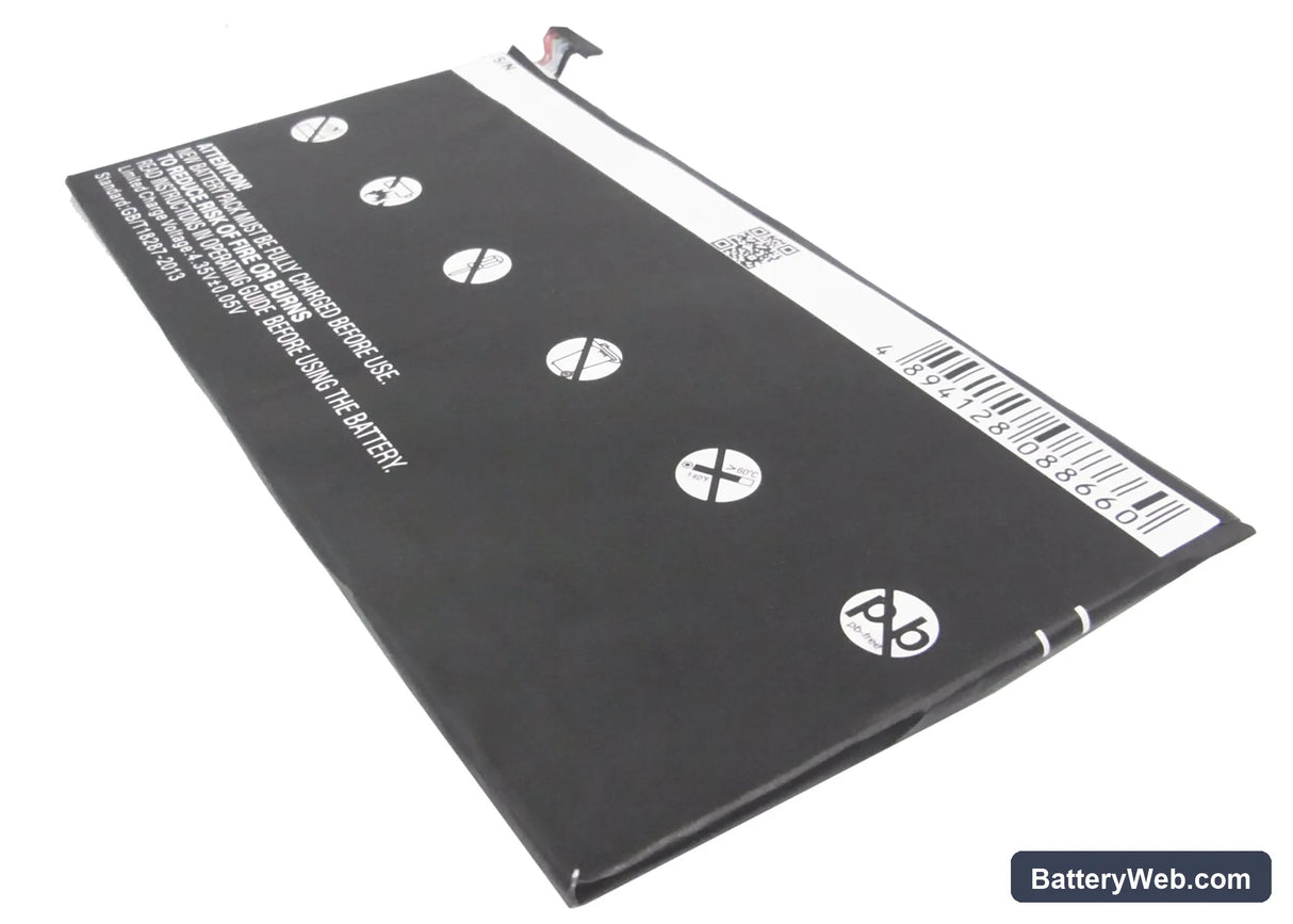 Asus Transformer Book T100 Replacement Battery, 3.8V, 8150mAh, Li-Polymer 4