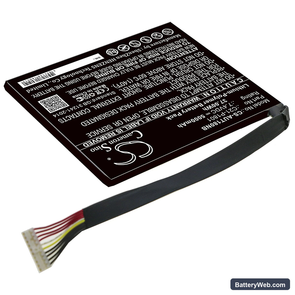 Asus Transformer AiO P1801 Tablet PC Replacement Battery, 7.4V, 5000mAh, Li-Polymer 2