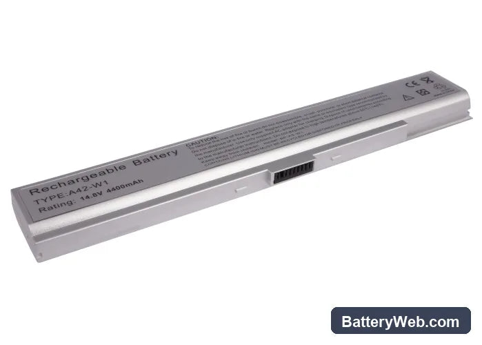 Asus W1 Replacement Battery, 14.8V, 4400mAh, Li-ion 1
