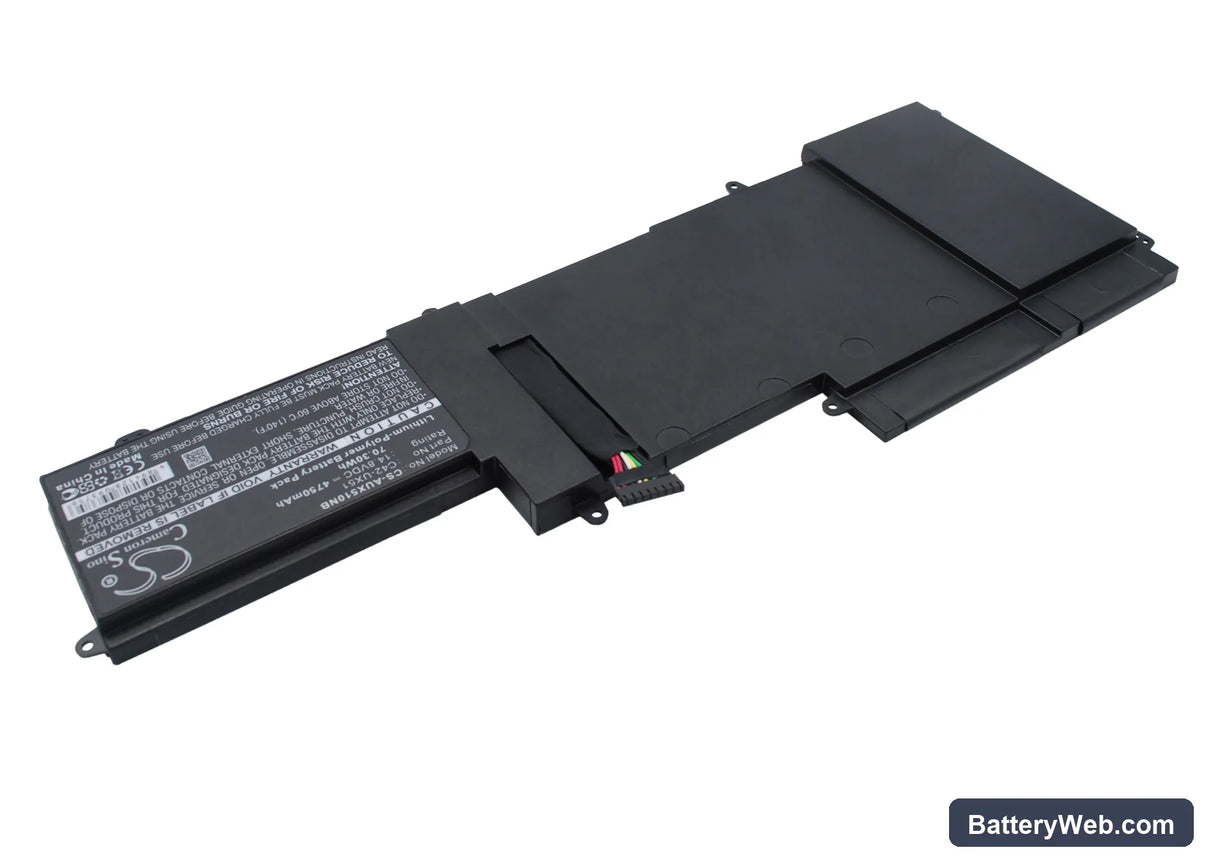 Asus ZenBook UX51 Replacement Battery, 14.8V, 4750mAh, Li-Polymer 3