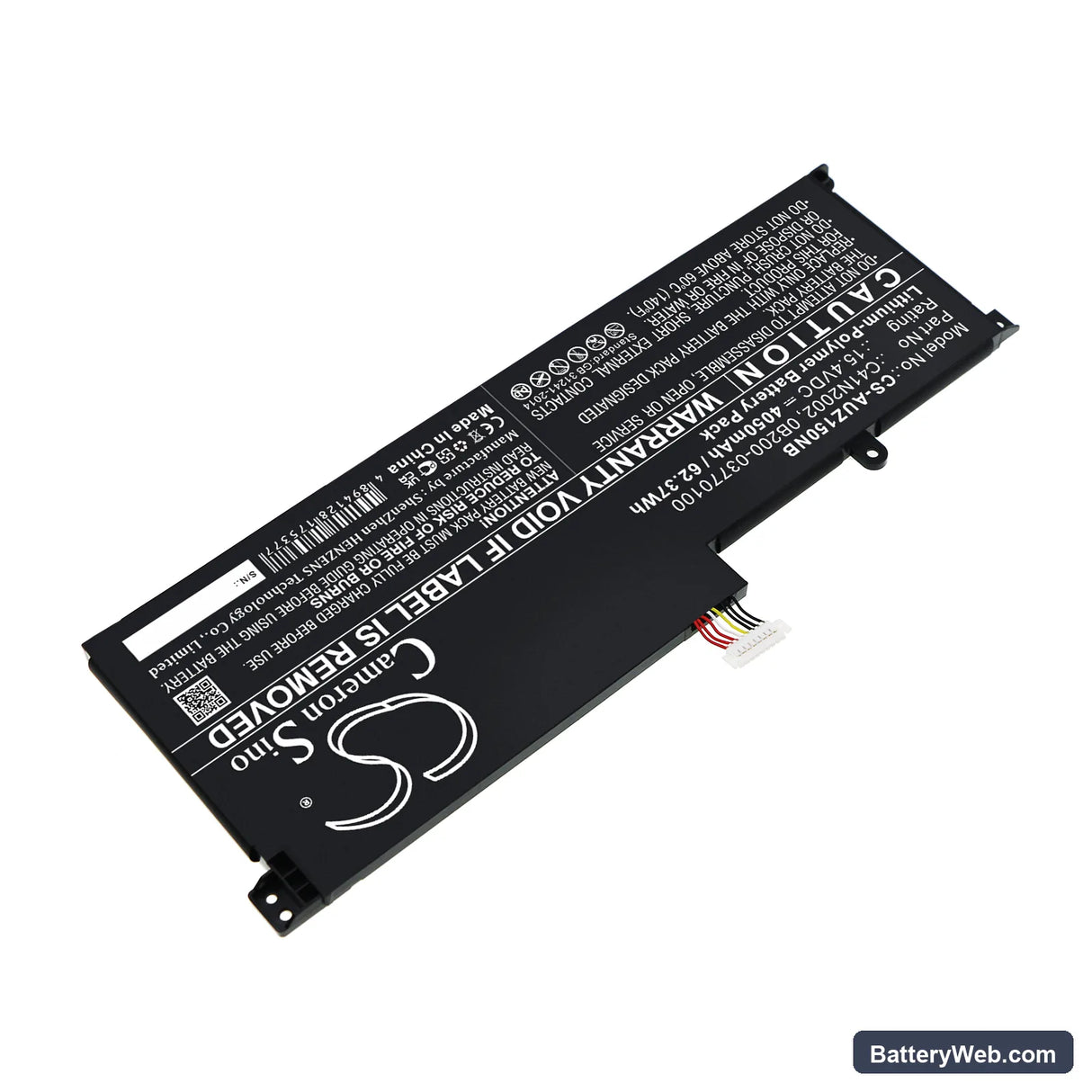 Asus ZenBook Pro 15 UX535LH-BN128R Replacement Battery, 15.4V, 4050mAh, Li-Polymer 2