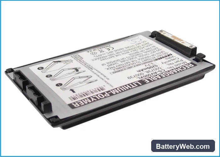 Archos Gmini 500 Replacement Battery, 3.7V, 5200mAh, Li-Polymer 4