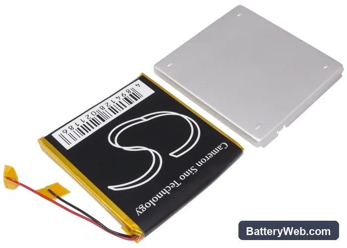 Archos AV605 120GB Replacement Battery, 3.7V, 5200mAh, Li-Polymer 3