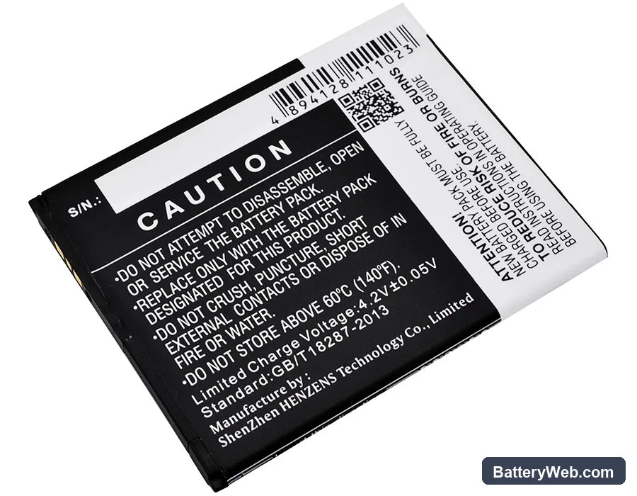 Archos 50b Platinum Replacement Battery, 3.7V, 1900mAh, Li-ion 4