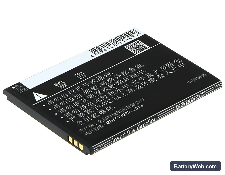 ZTE Blade GF3 Replacement Battery, 3.7V, 1500mAh, Li-ion 4