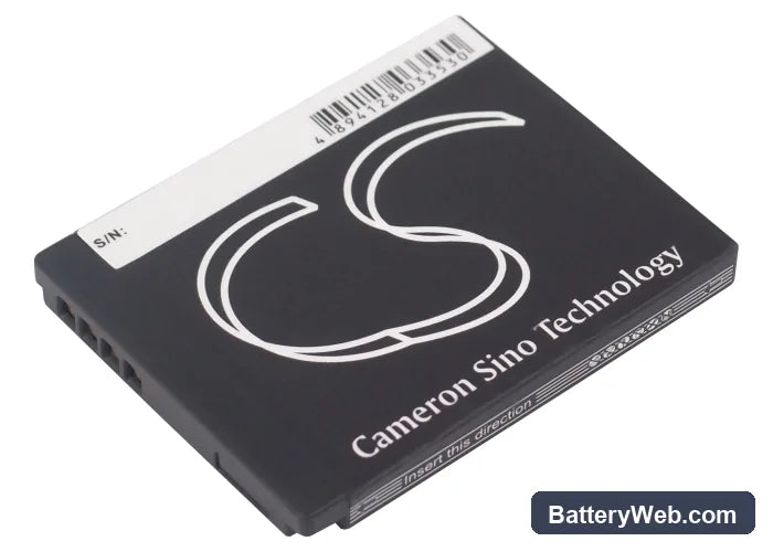Panasonic Lumix DMC-FP1 Replacement Battery, 3.7V, 690mAh, Li-ion 3
