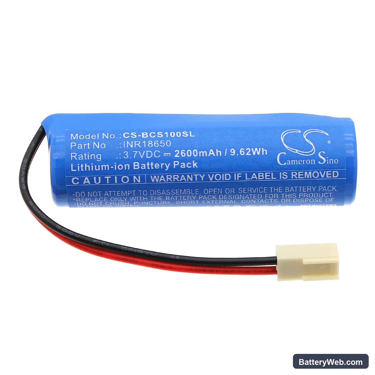 Biolite BaseCamp Stove Replacement Battery, 3.7V, 2600mAh, Li-ion 3