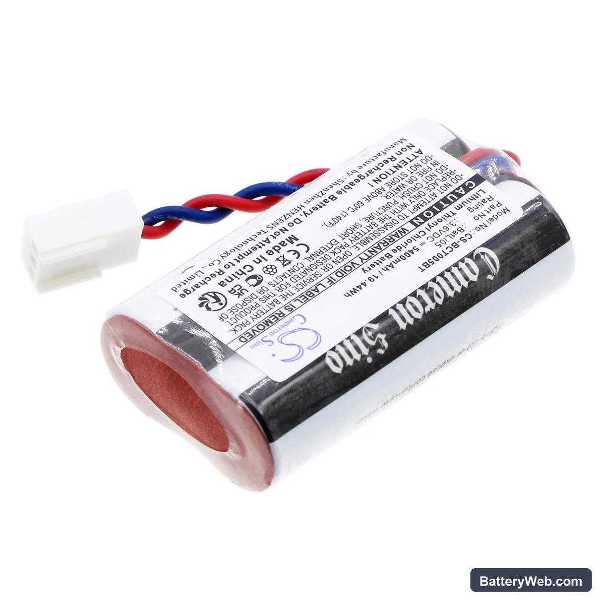 Daitem Motion detectors DP8111X Replacement Battery, 3.6V, 5400mAh, Li-SOCl2 2