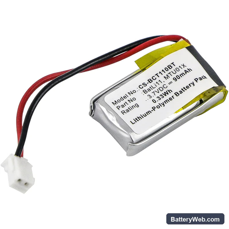 Logisty S660-22e Replacement Battery, 3.7V, 90mAh, Li-Polymer 1