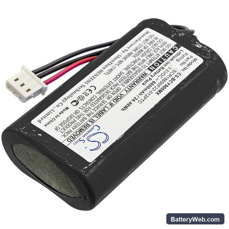 Bionet Oximete OXY9 Wave Replacement Battery, 3.6V, 6800mAh, Li-ion 2