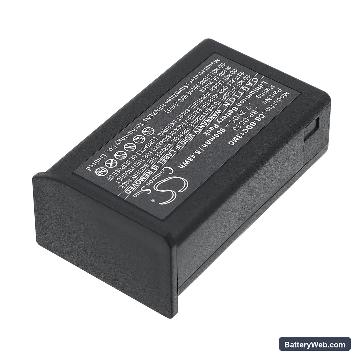 Leica T Replacement Battery, 7.2V, 900mAh, Li-ion 2