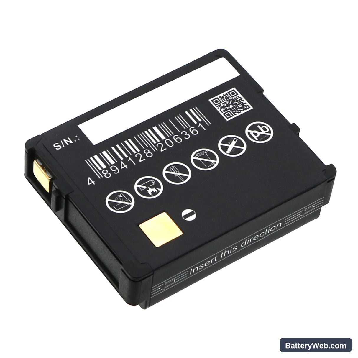 Black Diamond ReVolt 350 Replacement Battery, 3.7V, 1300mAh, Li-Polymer 4
