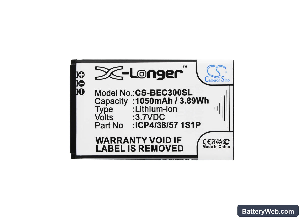 Bea-fon Classic Line C30 Replacement Battery, 3.7V, 1050mAh, Li-ion 5