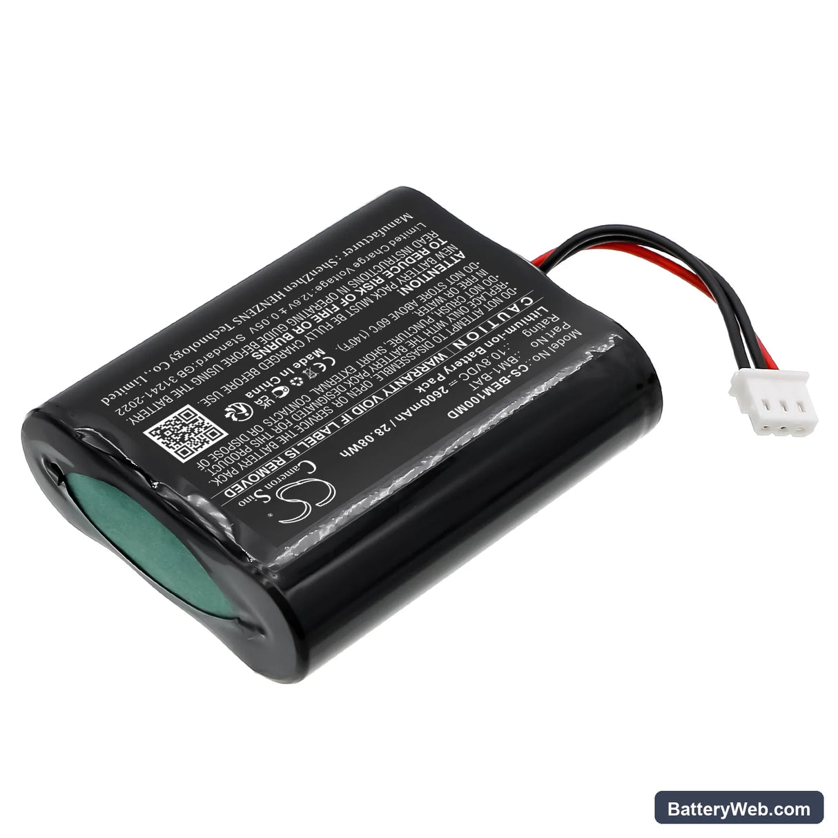Bionet BM1 Vet Replacement Battery, 10.8V, 2600mAh, Li-ion 2