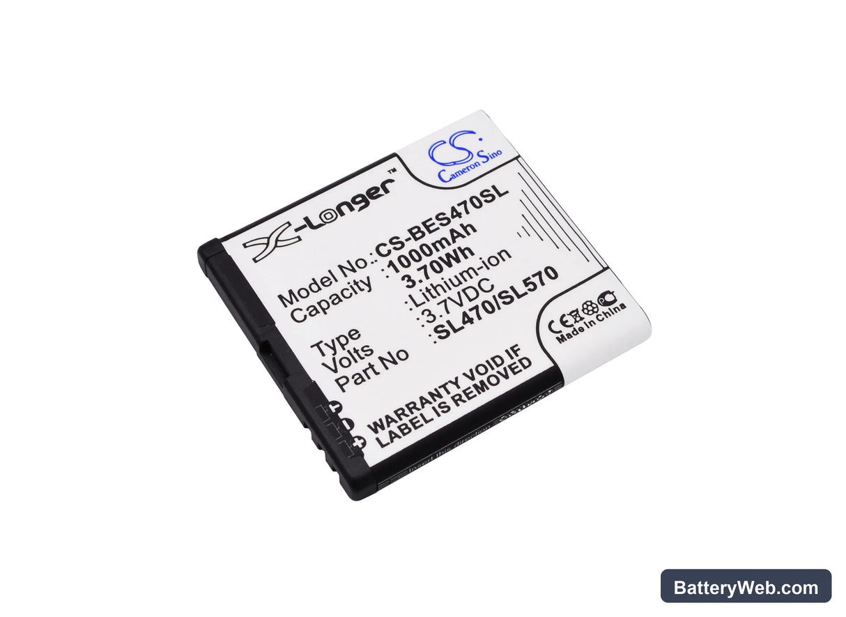 Bea-fon SL470 Replacement Battery, 3.7V, 1000mAh, Li-ion 1
