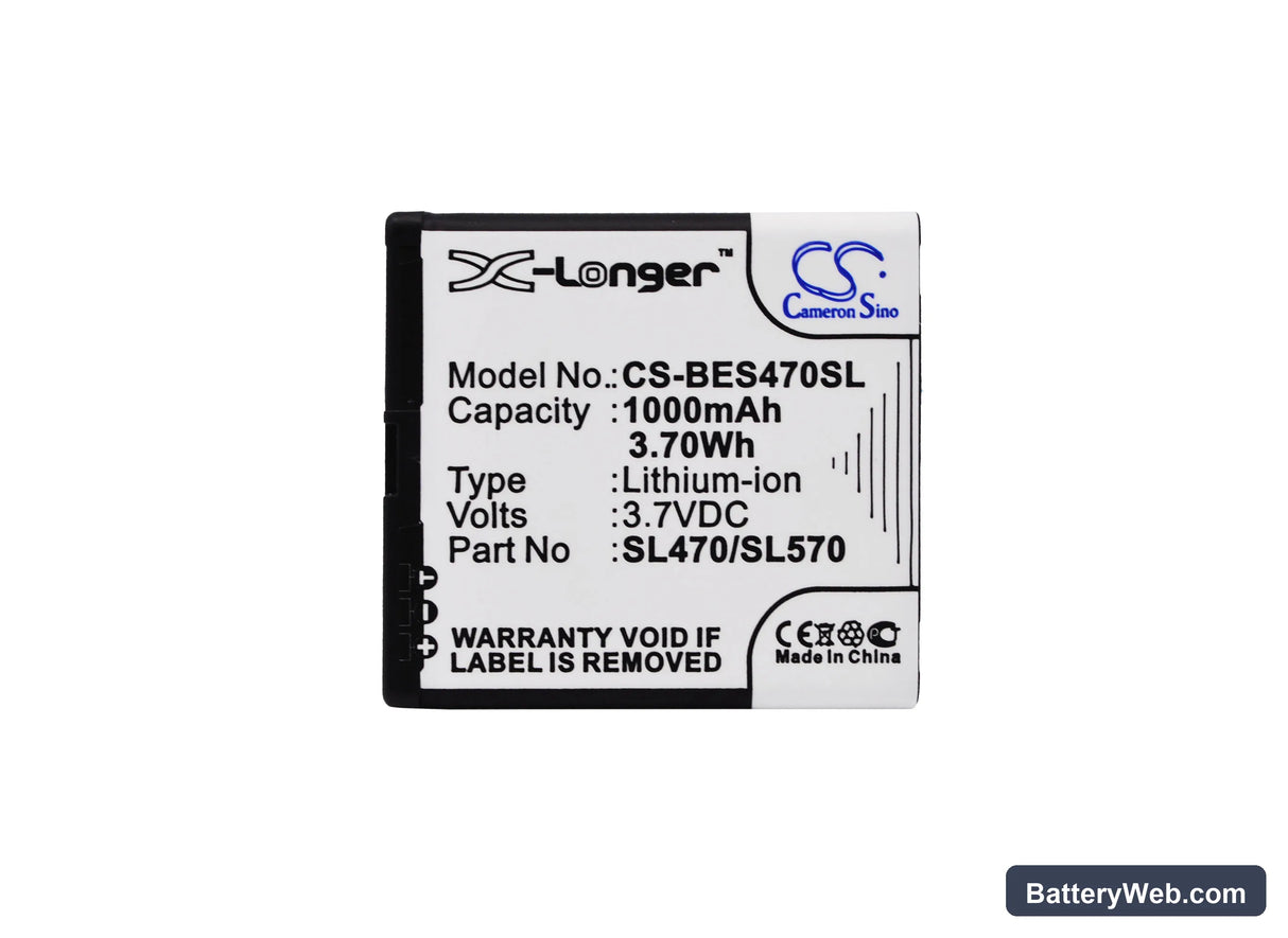 Bea-fon SL470 Replacement Battery, 3.7V, 1000mAh, Li-ion 5