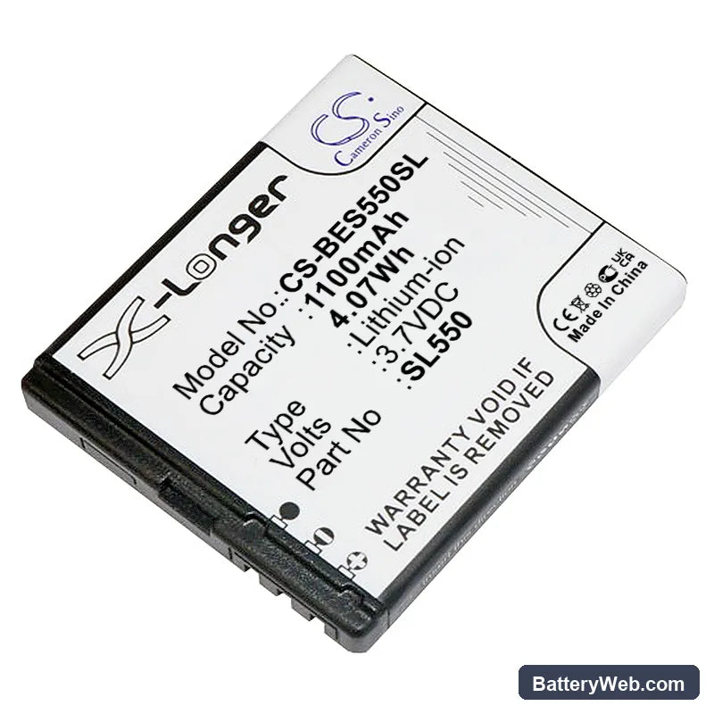 Bea-fon SL550 Replacement Battery, 3.7V, 1100mAh, Li-ion 1