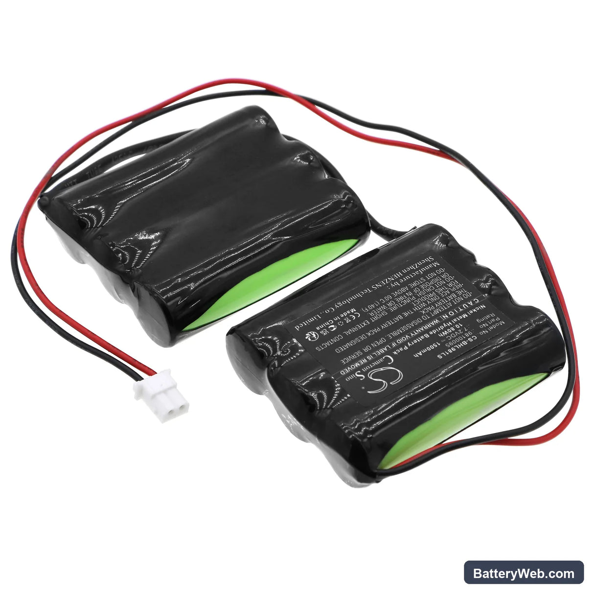 Beghelli 415391001 Replacement Battery, 7.2V, 1500mAh, Ni-MH 2