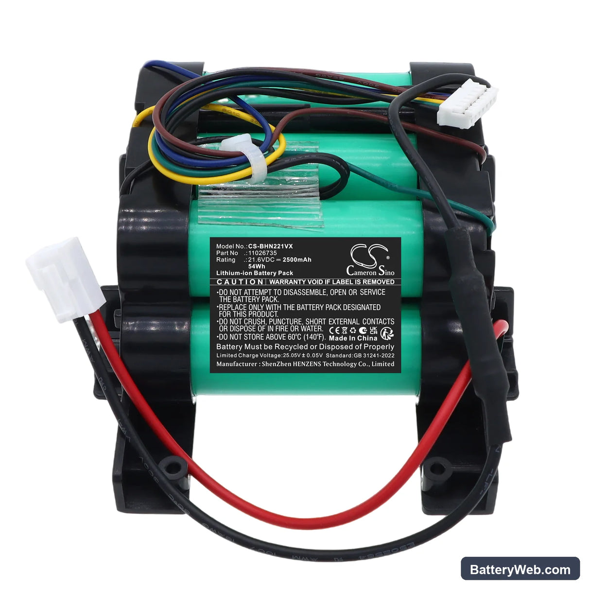 Bosch BBHL2214 Replacement Battery, 21.6V, 2500mAh, Li-ion 5