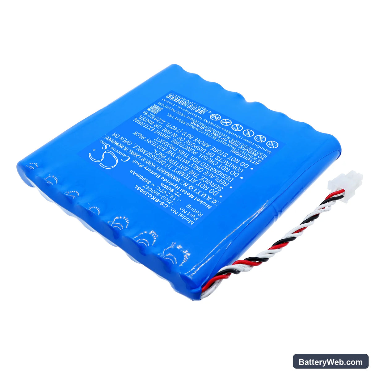 Beckman Coulter 390047 Replacement Battery, 19.2V, 3800mAh, Ni-MH 2