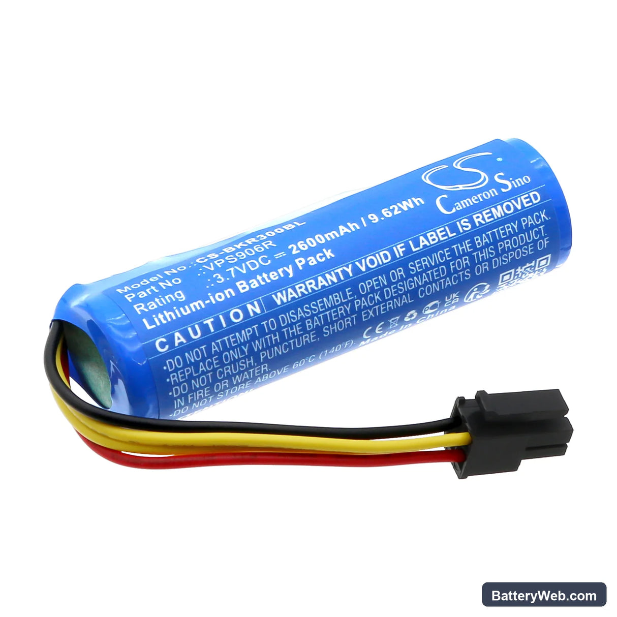 Beko 300TR Replacement Battery, 3.7V, 2600mAh, Li-ion 1
