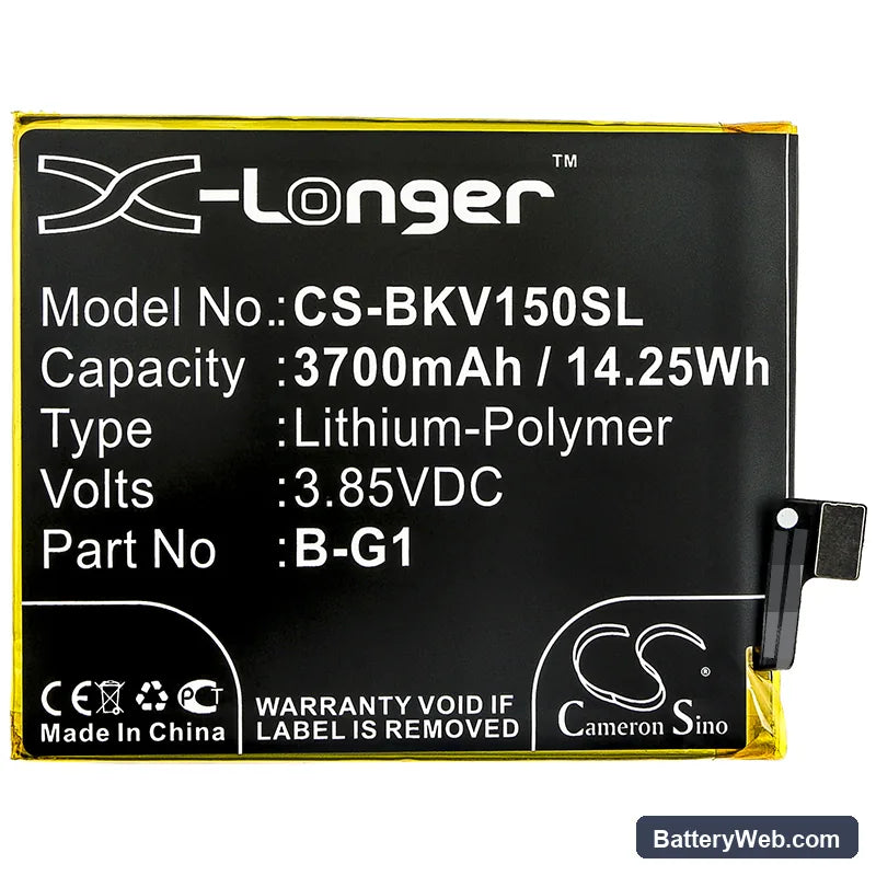 Vivo V15 Pro Replacement Battery, 3.85V, 3700mAh, Li-Polymer 3