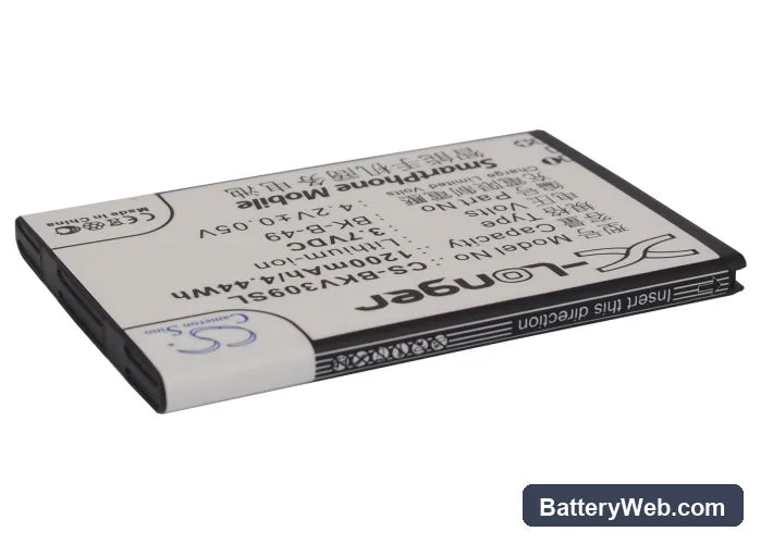 BBK VIVO S7 Replacement Battery, 3.7V, 1200mAh, Li-ion 2
