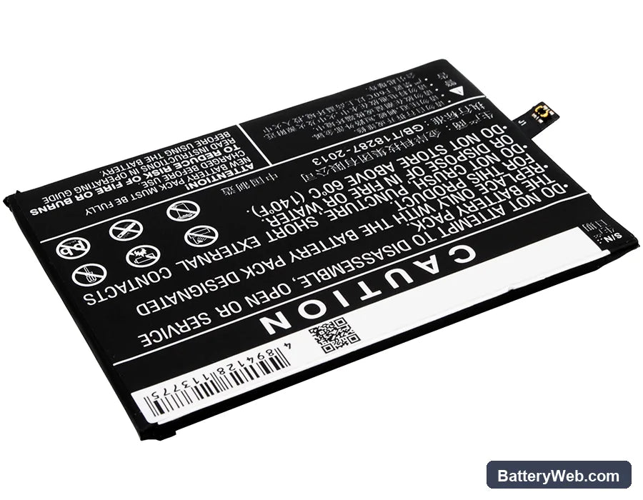 BBK Vivo Y51 Replacement Battery, 3.8V, 2300mAh, Li-Polymer 4