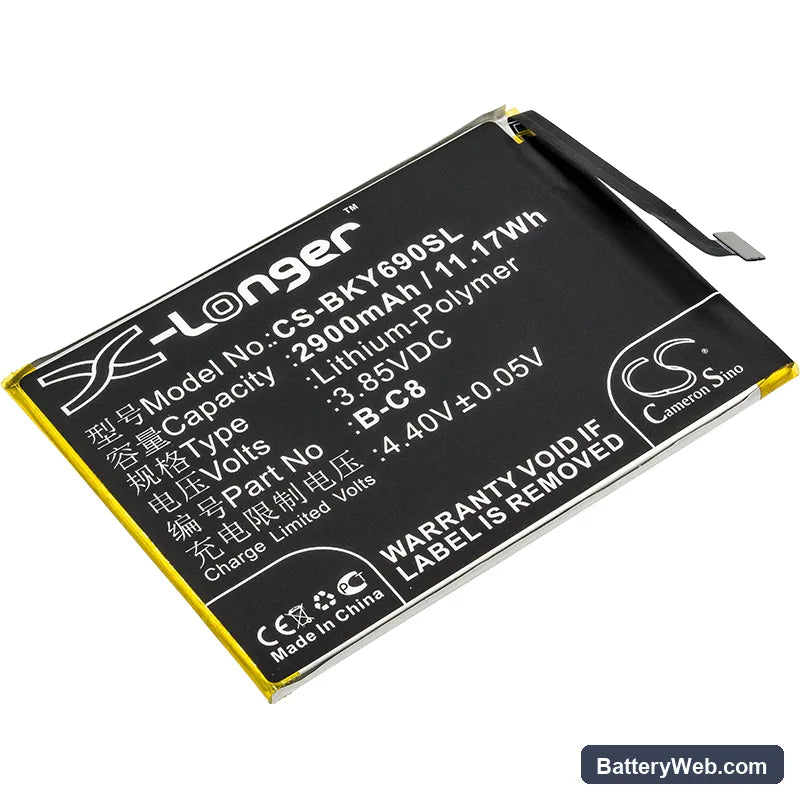 Vivo Y69 Replacement Battery, 3.85V, 2900mAh, Li-Polymer 1