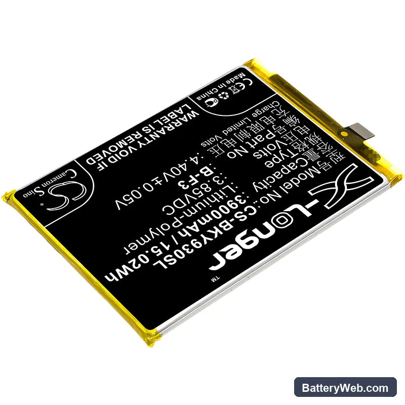 Vivo Y93 Replacement Battery, 3.85V, 3900mAh, Li-Polymer 2