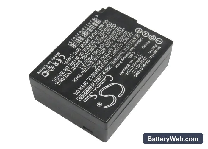 Sigma DP1Q Replacement Battery, 7.4V, 800mAh, Li-ion 2