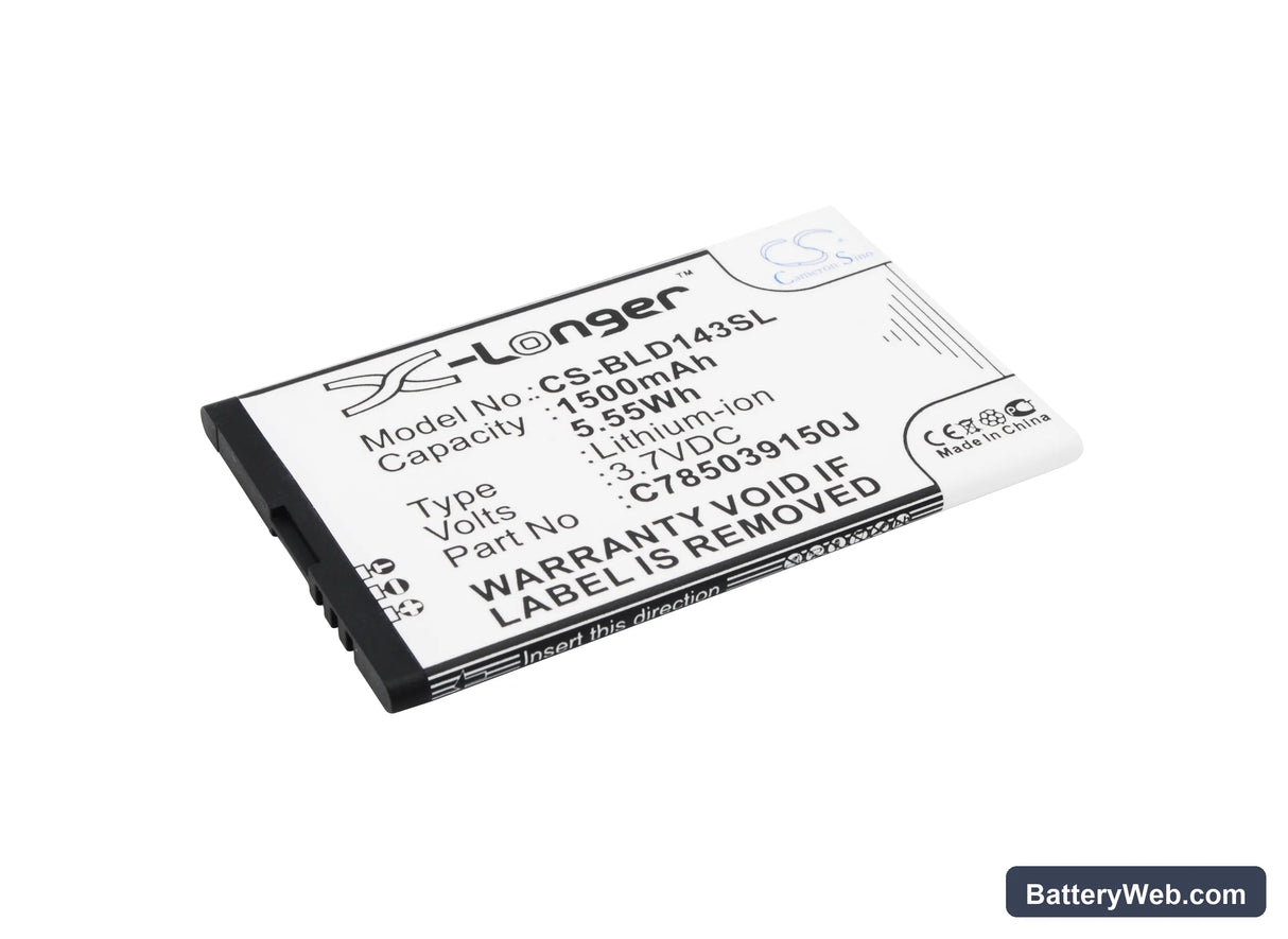 BLU Dash Jr 4.0 K Replacement Battery, 3.7V, 1500mAh, Li-ion 1