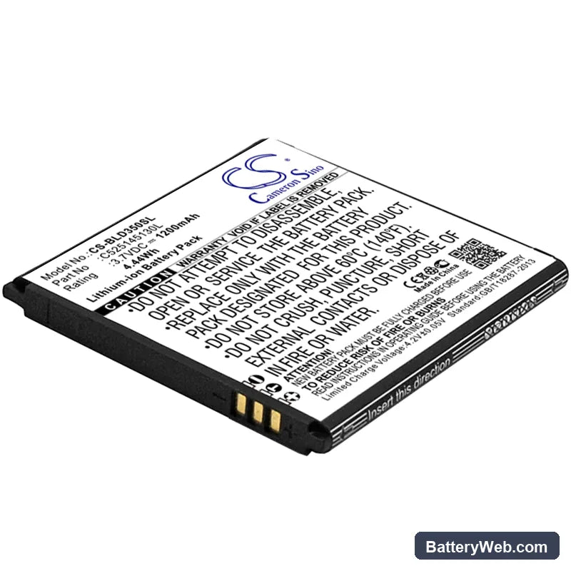 BLU Neo 3.5 Replacement Battery, 3.7V, 1200mAh, Li-ion 1