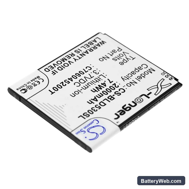 Explay Fresh Replacement Battery, 3.7V, 2000mAh, Li-ion 2