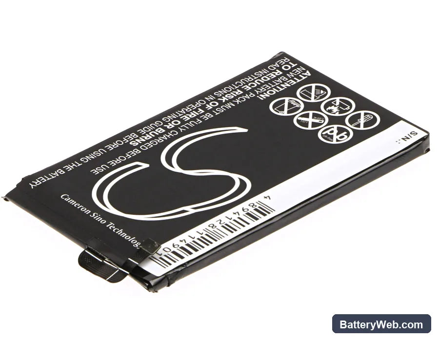 BLU Studio XL Replacement Battery, 3.8V, 2600mAh, Li-Polymer 4