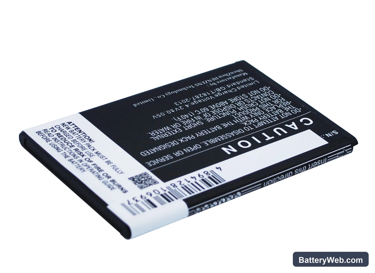 BLU Life Pay mini Replacement Battery, 3.7V, 1300mAh, Li-ion 4