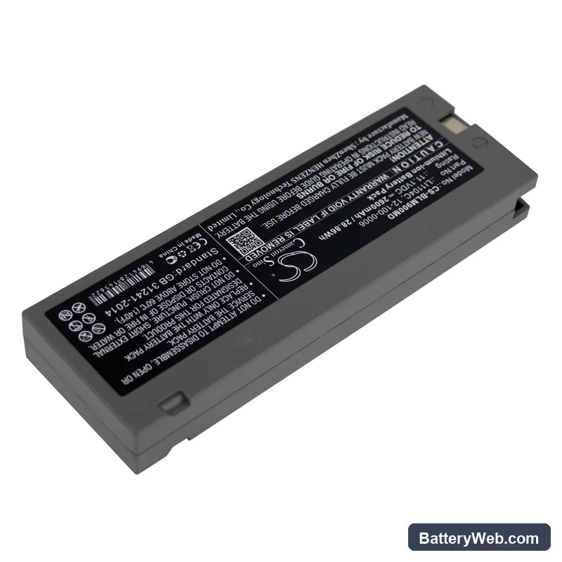 Biolight M8000 Replacement Battery, 11.1V, 2600mAh, Li-ion 2