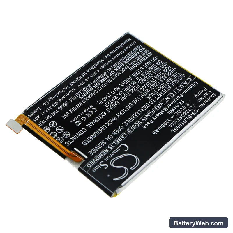 BLU BOLD N1 Replacement Battery, 3.8V, 3300mAh, Li-Polymer 2