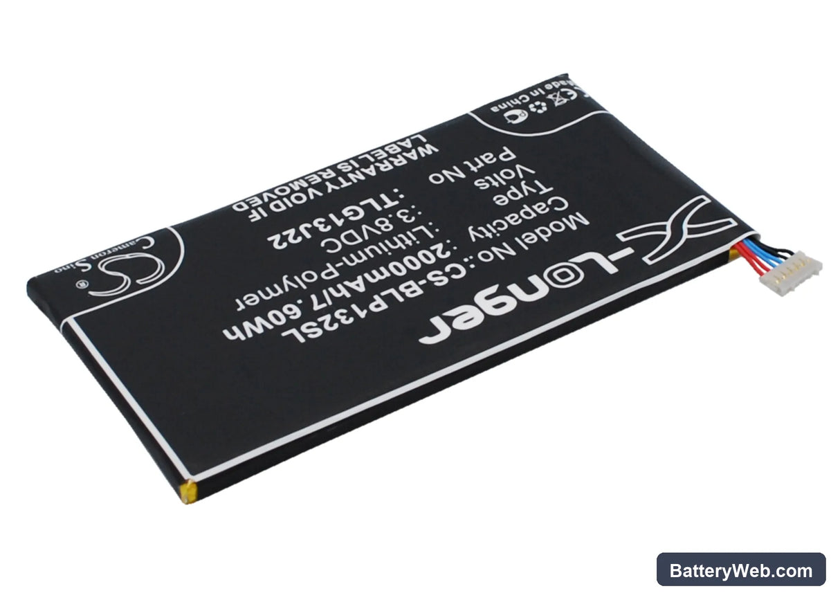 Wiko Darkfull Replacement Battery, 3.8V, 2000mAh, Li-Polymer 2