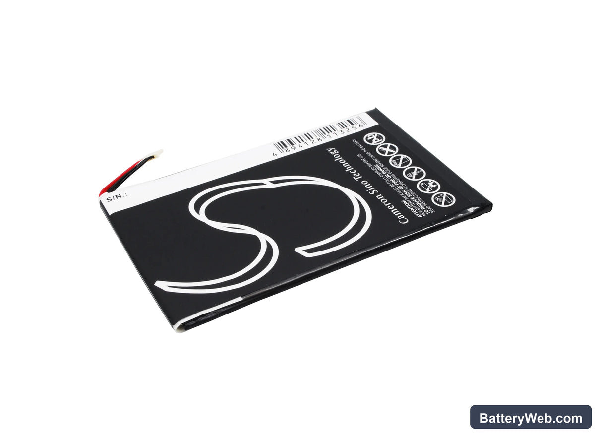 BLU TouchBook 7.0 3G Replacement Battery, 3.7V, 3000mAh, Li-Polymer 3
