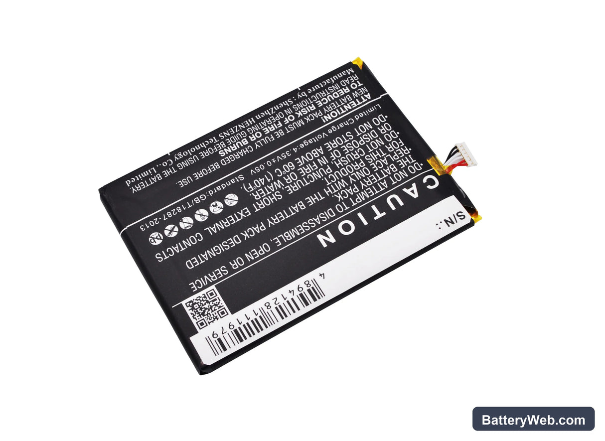 BLU Life Pro Replacement Battery, 3.8V, 2500mAh, Li-Polymer 4