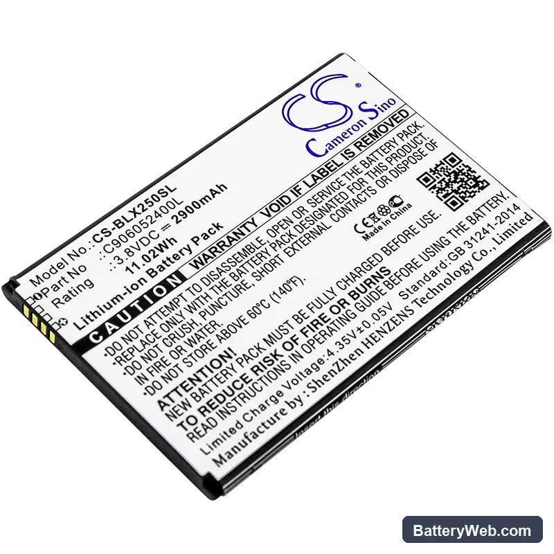 BLU Energy X2 Replacement Battery, 3.8V, 2900mAh, Li-ion 1