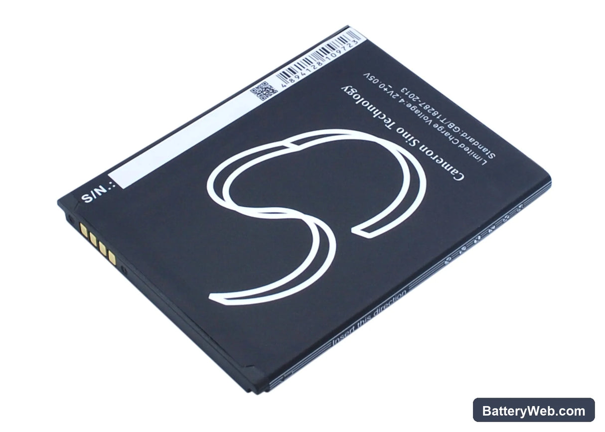 BLU Studio 5.0 HD Replacement Battery, 3.7V, 1800mAh, Li-ion 3