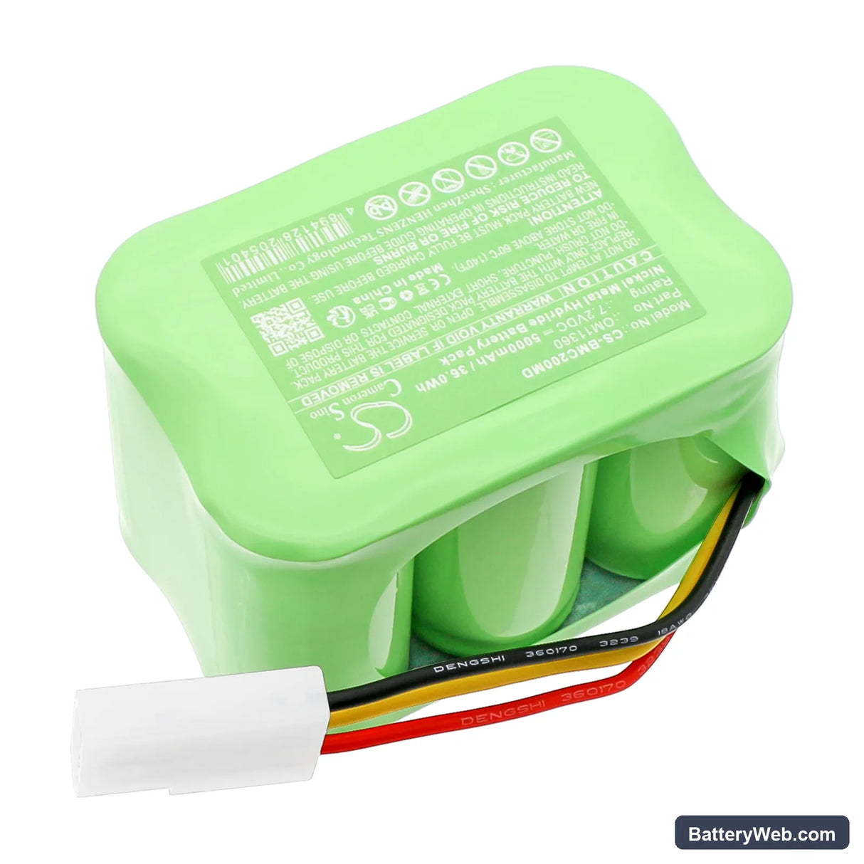 Biomedical Crossvent 2i+ Replacement Battery, 7.2V, 5000mAh, Ni-MH 2